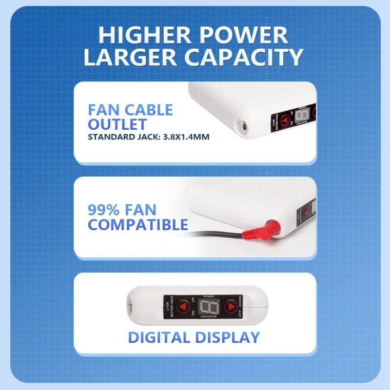 Cooling Fan Jacket Battery 5200mAh