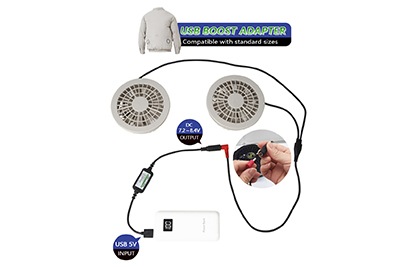 Unveiling the Ease of Powering Your Cooling Fan Jacket: The USB to DC Step-Up Cable Guide