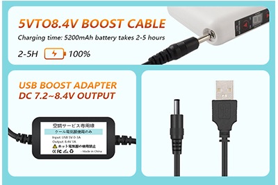 USB Boost Adapter Charging Cord: Empowering Your Cooling Fan Jacket Power Bank